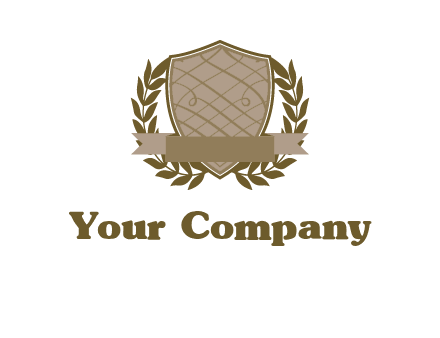 shield with wreath icon