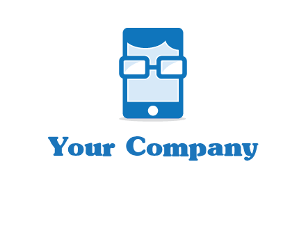 face in smartphone logo