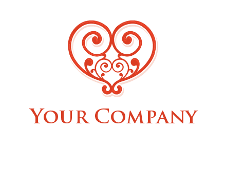 heart matchmaking logo design