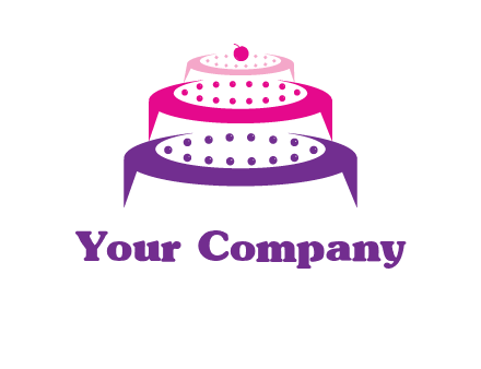 multi level cake logo
