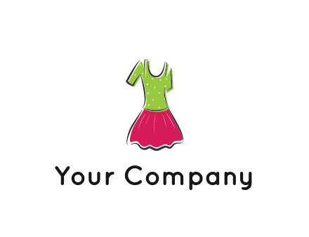 fashion apparel or dress logo