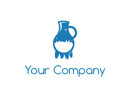 jug half-filled with a beverage icon