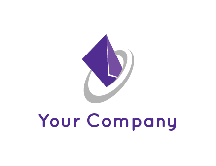 logo of an envelope disappearing inside a swirl