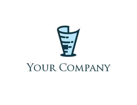 fold up document in hole