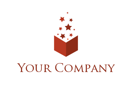 book with stars logo