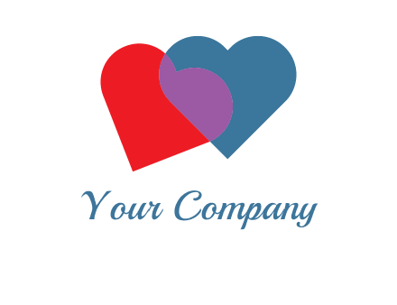 hearts dating logo creator 