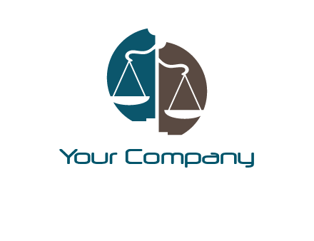 justice symbol with a scale