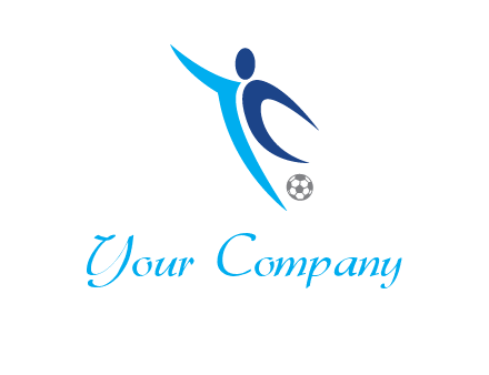 soccer player logo