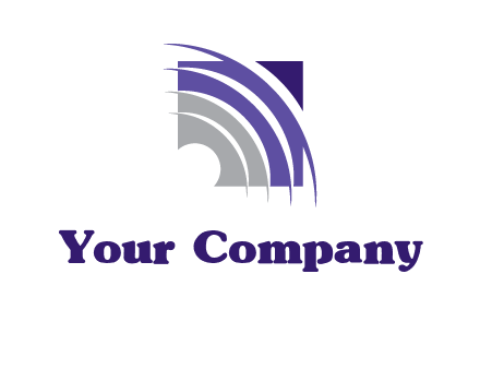 swooshes inside the square shape logo