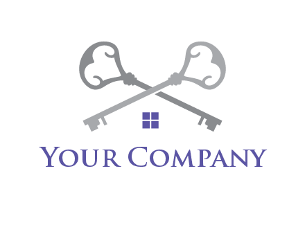 keys with home real estate logo